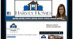Desktop Screenshot of harveyhomes.com